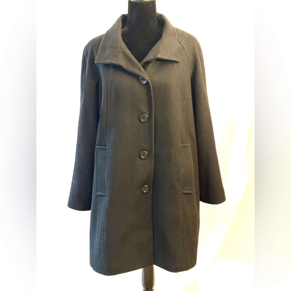 London Fog Classic Black Trench Coat
